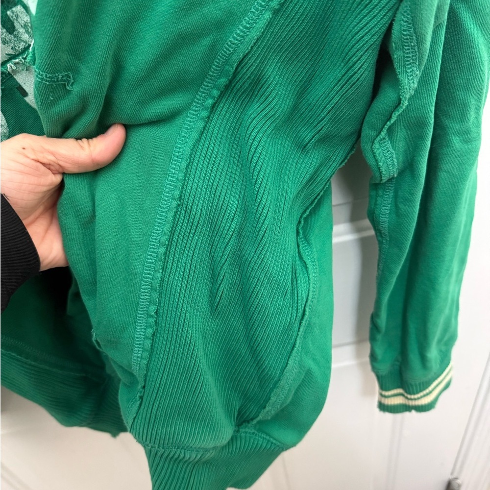 Men’s Mitchell And Ness Jets Distressed Hoodie Size XL Athletic Sports Football - Picture 9 of 10